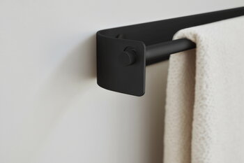 Form & Refine Arc Single towel bar, black