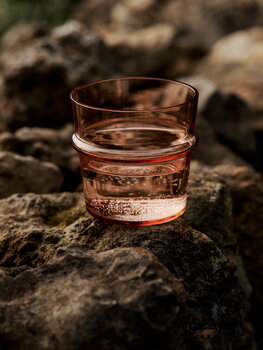 Ferm Living Bicchieri Boya Low, 30 cl, 2 pz, blush, immagine decorativa