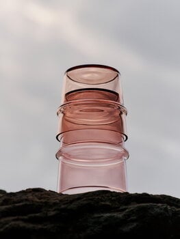 Ferm Living Bicchieri Boya Low, 30 cl, 2 pz, blush, immagine decorativa