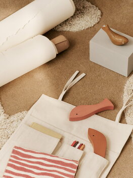 Ferm Living Canvas Travel Pockets, naturale, immagine decorativa