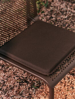 Ferm Living Cuscino per sedia da esterni 37 x 39,5 cm, Solids, Ebene, immagine decorativa