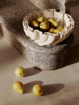 Ferm Living Dedali kulho, luonnonvalkoinen, sisustuskuva