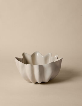 Ferm Living Ciotola Nium, grande, bianco naturale, immagine decorativa