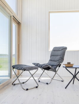 Fiam Poltrona Fiesta Soft Outdoor, alluminio - antracite, immagine decorativa