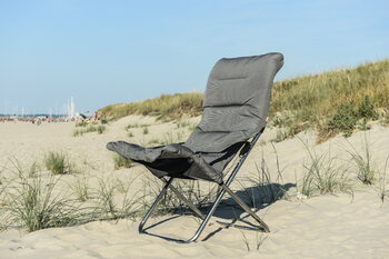 Fiam Poltrona Fiesta Soft Outdoor, alluminio - antracite, immagine decorativa