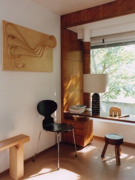 Fritz Hansen Sedia Ant 3101, frassino nero - cromo, immagine decorativa