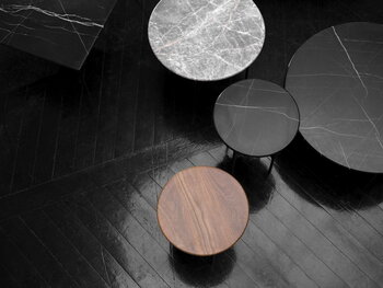 Wendelbo Floema sohvapöytä, neliö, musta - musta marmori