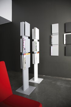 Inno Porta riviste Floor Case, bianco, immagine decorativa