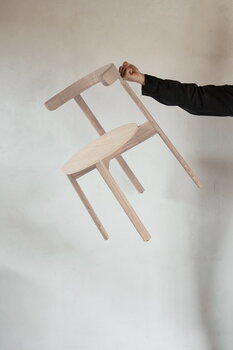 Form & Refine Lunar tuoli, valkoöljytty tammi