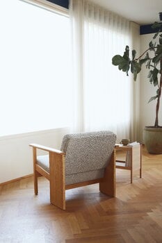 Form & Refine Block lounge chair, oiled oak - Gabriel Grain 61247