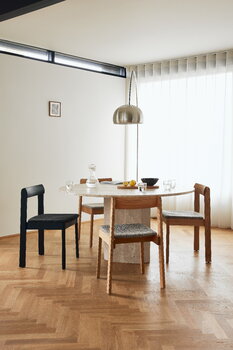 Form & Refine Blueprint Stuhl, Eiche schwarz gebeizt - Hallingdal 65 0376