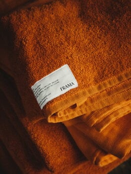 Frama Heavy Towel kylpypyyhe, poltettu oranssi