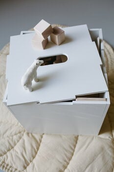 Nofred Cube säilytyslaatikko, valkoinen