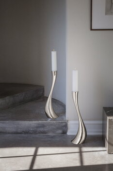 Georg Jensen Cobra floor candleholder, L, steel