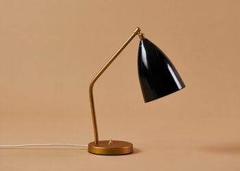 GUBI Gräshoppa table lamp, black, glossy