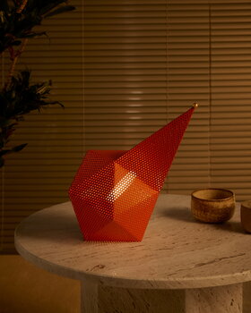 GUBI Bagdad portable lamp, international orange, decoration image