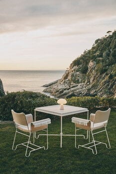 GUBI Tropique dining table, white