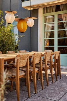 GUBI Satellite Outdoor pendant, 27 cm, black - mustard gold