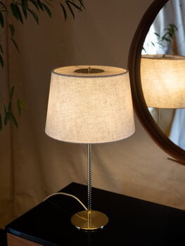 GUBI Lampe de table Tynell 9205, laiton - toile