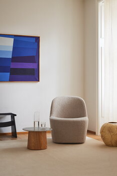 Fredericia Niveau sohvapöytä, 45 cm, öljytty saarni - tundra grey