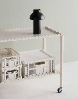 HAY Carrello Arcs, basso, bianco guscio d’uovo, immagine decorativa