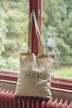 HAY HAY Logo tote bag, olive