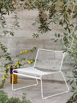 HAY Hee lounge chair, white, decoration image