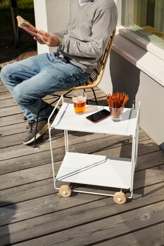 Everyday Design Tampere serving trolley, white