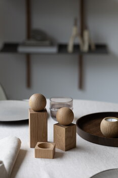 applicata Twist salt - pepper set, oak, decoration image