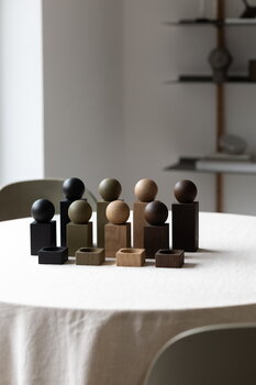 applicata Twist salt - pepper set, olive green, decoration image