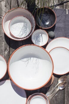 Vaidava Ceramics Earth lautanen 22 cm, valkoinen