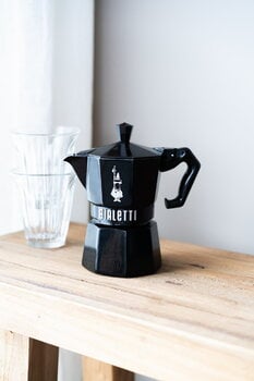 Bialetti Moka Exclusive espresso maker, 3 cups, black