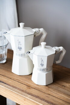 Bialetti Moka Exclusive espresso maker, 3 cups, cream