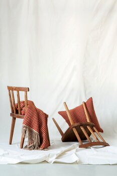 Røros Tweed Isak cushion, 60 x 60 cm, red sumac