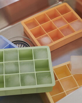 HAY Ice cube tray,  square, XL, peach