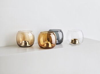 Iittala Kaasa tealight holder, clear - rose gold