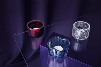 Iittala Valkea tealight candleholder 60 mm, cranberry