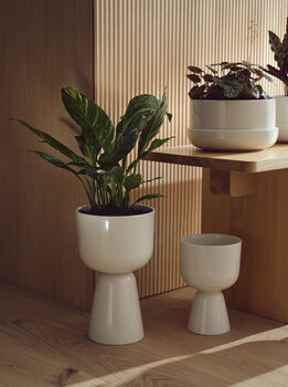Iittala Nappula plant pot 320 x 190 mm, white