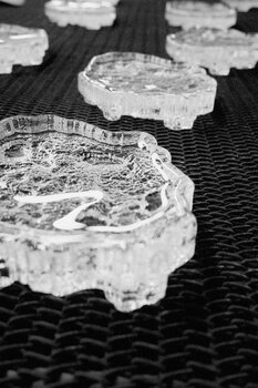 Iittala Ice platter art piece, 260 x 35 mm, clear, decoration image