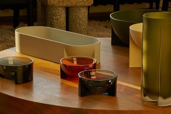 Iittala Kuru ceramic bowl  240 x 120 mm, moss green