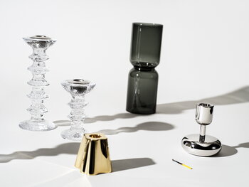 Iittala Aalto candleholder set, 2 pcs, brass