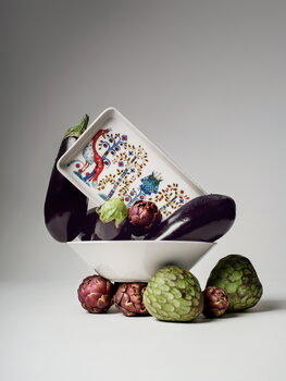 Iittala Assiette Taika, rectangulaire, 12 x 24 cm, blanche