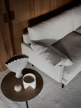 Interface Bebé sofa, 226 cm, grey Muru 470 - black metal