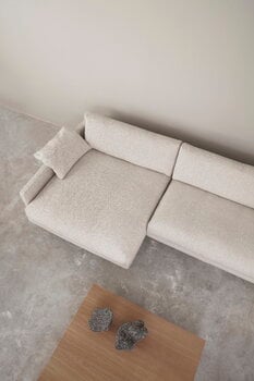 Interface Bebé sofa w/ chaise longue, right, beige Muru 472 - oak