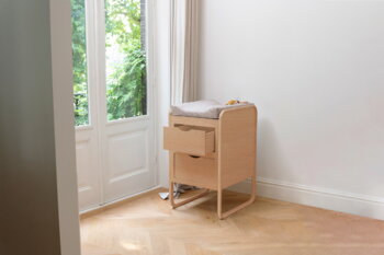 Nofred Form changing table, oak, decoration image