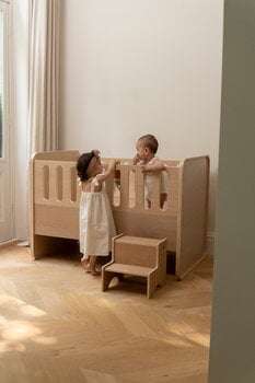 Nofred Form Baby & Junior bed, oak, decoration image