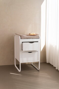 Nofred Form changing table, white, decoration image