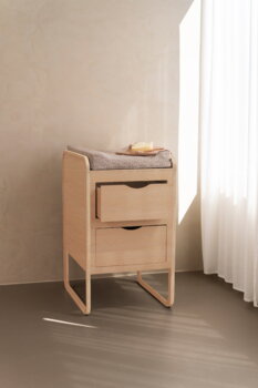 Nofred Form changing table, oak, decoration image