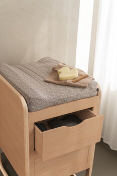 Nofred Form changing table, oak, decoration image