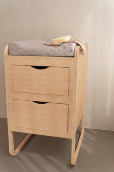 Nofred Form changing table, oak, decoration image